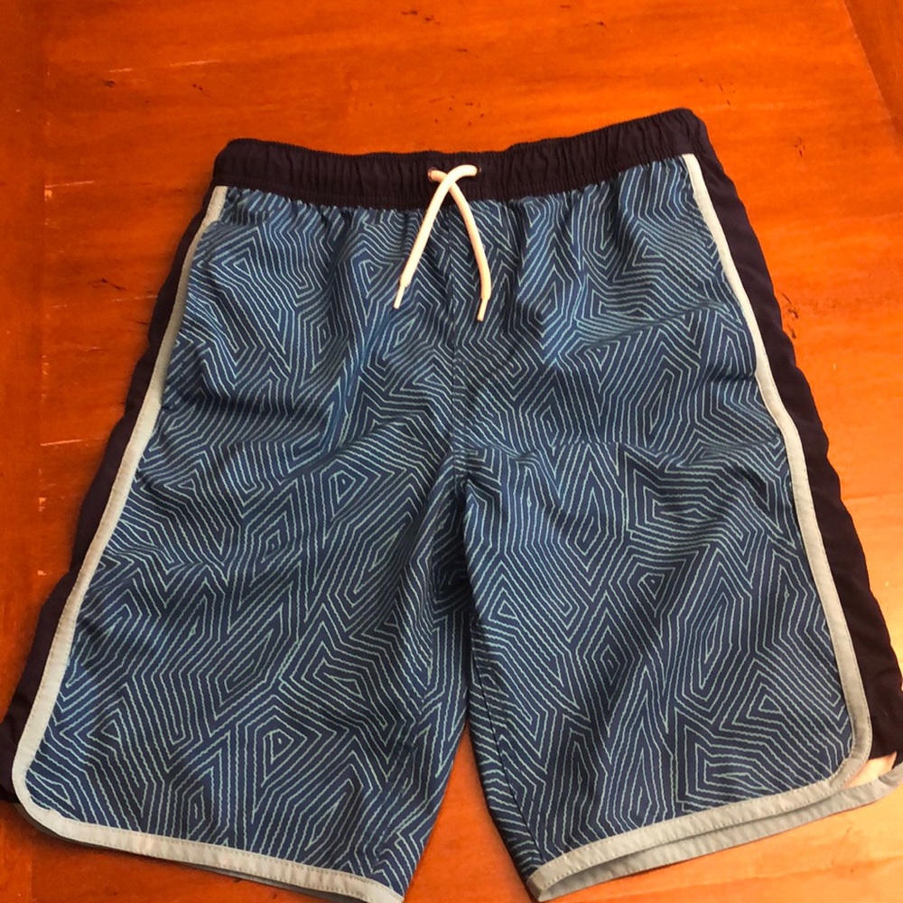 Boys Lands End Swim Trunks - Size 14-16